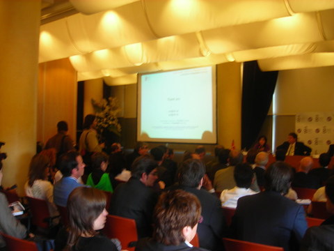 Foto: Presentacin del informe 