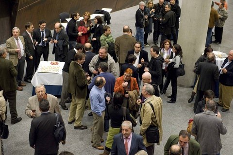 Foto: Vista panormica del evento posterior al encuentro 