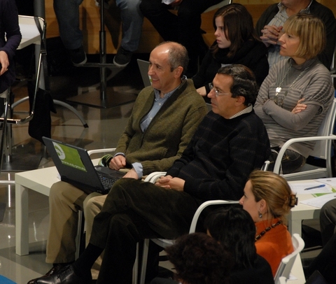 Foto: Jose Luis Bilbao y Josu Erkoreka han acudido al encuentro