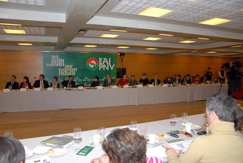 Foto: Una vista panormica de la presentacin del documento final del proyecto Think Gaur 